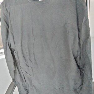 Men's George 2XLT Black Long-Sleeved Shirt